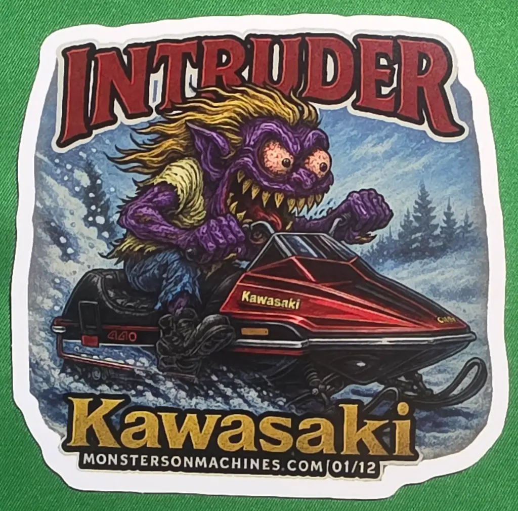 Kawasaki Intruder Vinyl Sticker – Night Raider Fiend Series Number 1 of 12