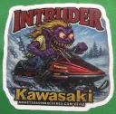 Kawasaki Intruder Vinyl Sticker – Night Raider Fiend Series Number 1 of 12