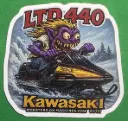 Kawasaki LTD 440 Vinyl Sticker –  Frostbite Maniac Series Number 1 of 12