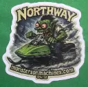 Northway Snowmobile Vinyl Sticker - Timberline Gremlin Series Number 4 of 12