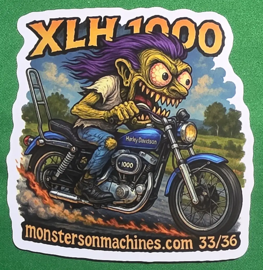 Harley-Davidson XLH 1000 Sticker 33 of 36