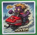 Rover 40HP Snowmobile Vinyl Sticker Series Number 1 of 12