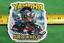 Yamaha SRX 440 C Snowmobile Vinyl Sticker Ice Howler Number 2 of 12