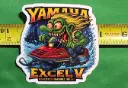 Yamaha Excel V Snowmobile Vinyl Sticker Powder Gremlin Number 1 of 12
