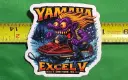 Yamaha Excel V Snowmobile Vinyl Sticker Trail Lunatic Number 3 of 12