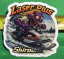 Skiroule Laser Plus Snowmobile Vinyl Sticker Frostbeam Fiend Number 1 of 12