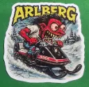 Arlberg Snowmobile Vinyl Sticker Frostbank Fiend