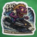 Mercury 440 S/R Snowmobile Vinyl Sticker Midnight Screamer Number 1 of 12