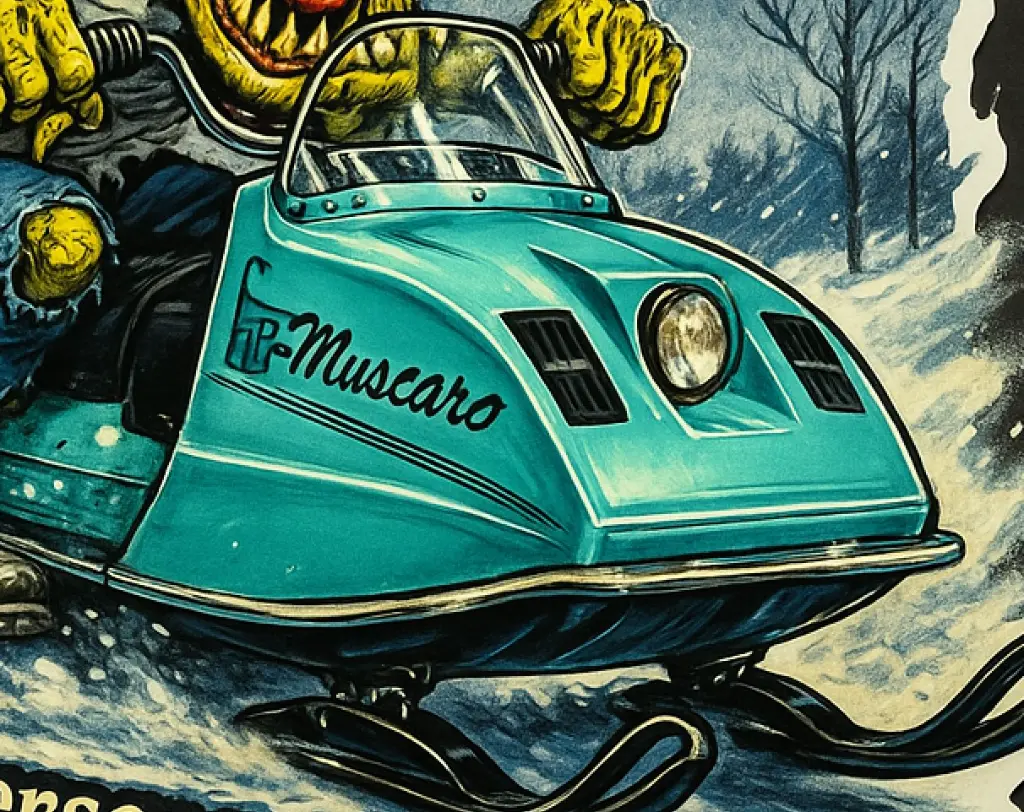 Muscaro Snowmobile Vinyl Sticker Blizzard Bruiser 12 of 12
