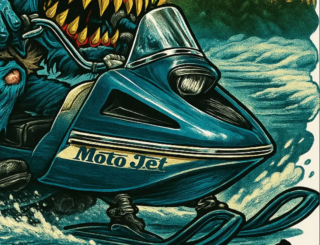 Moto-Jet Snowmobile Durable Vinyl Sticker Jetstream Jinx 4 of 36