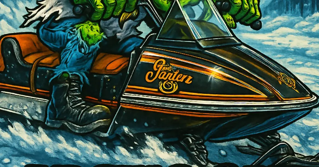 Arctic Cat Pantera Snowmobile Vintage-Style Durable Vinyl Sticker 3 of 12