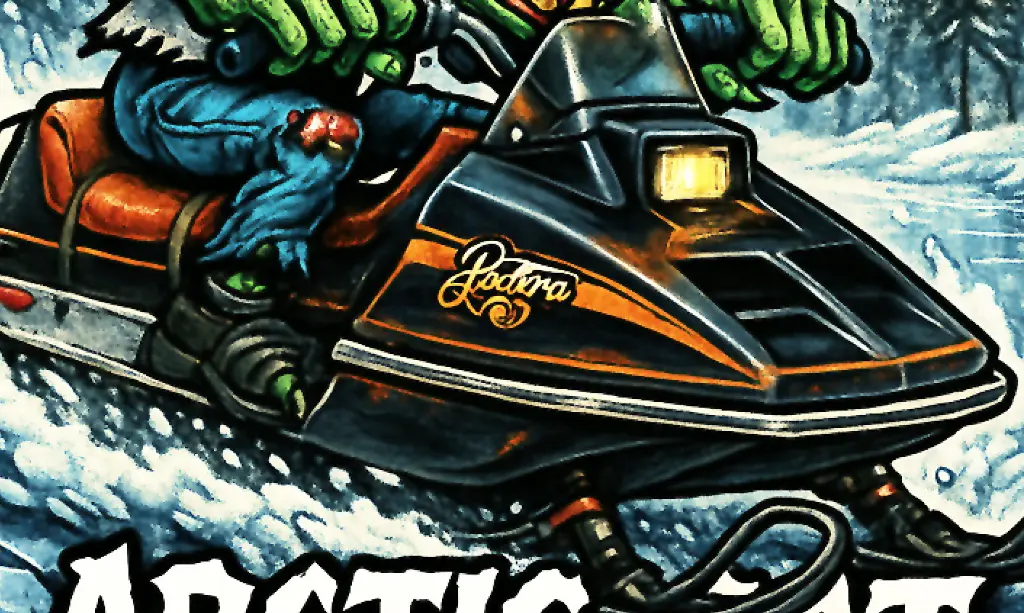 Arctic Cat Pantera Snowmobile Vintage-Style Durable Vinyl Sticker 4 of 12