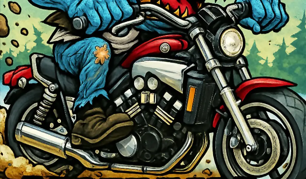 Yamaha V-Max Motorcycle Vintage-Style Durable Vinyl Sticker 1 of 18